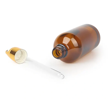 50ml Cosmetic Amber Essential Oil Glass Dropper Bottle